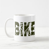 Fahrrad. Zyklus . Radfahren Kaffeetasse (Links)