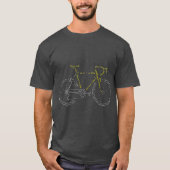 Fahrradanatomie Cool für den Radfahrer T-Shirt (Vorderseite)