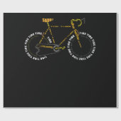 Fahrradanatomie Cute Cycling ist Lebensgeschenk Geschenkpapier (Flach)