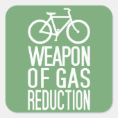 Fahrradaufkleber Quadratischer Aufkleber (Vorderseite)