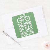 Fahrradaufkleber Quadratischer Aufkleber (Umschlag)