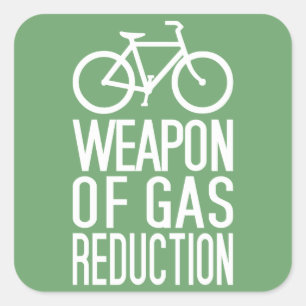 Fahrradaufkleber Quadratischer Aufkleber