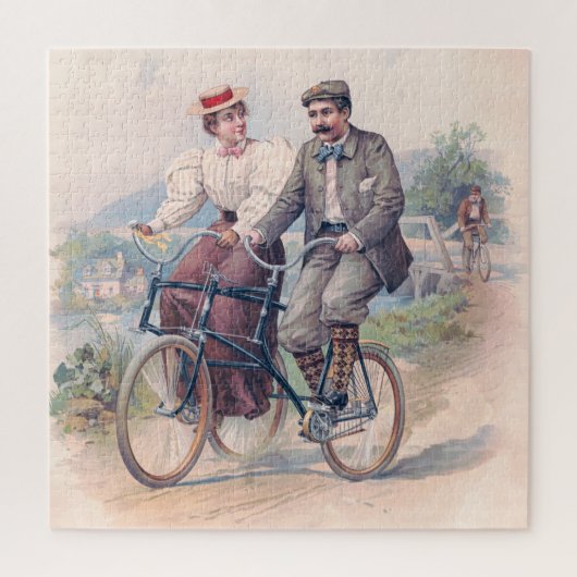 Fahrradausbau, 1896 puzzle (Vertikal)