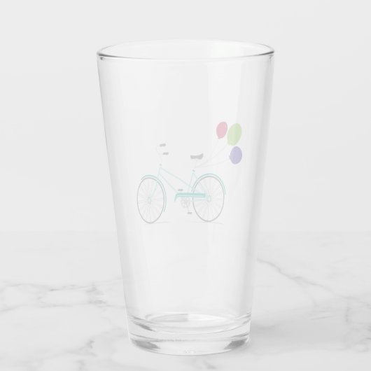 Fahrradballons Glas (Rückseite)