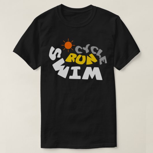 Fahrradbeschleuniger für Triathleten T-Shirt (Design vorne)