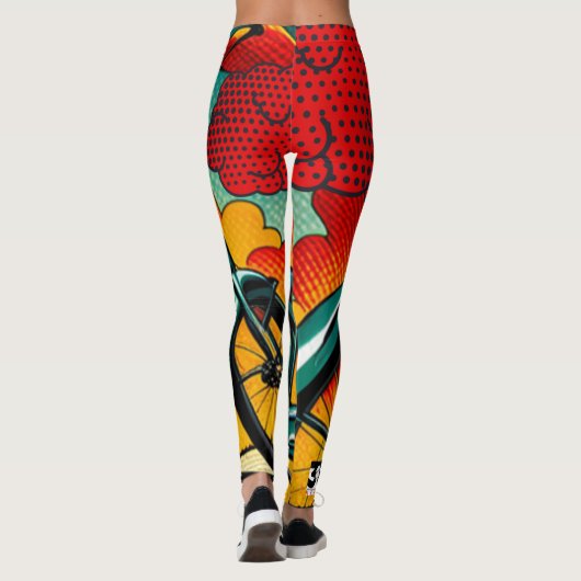 Fahrradbrillianz Leggings (Rückseite)