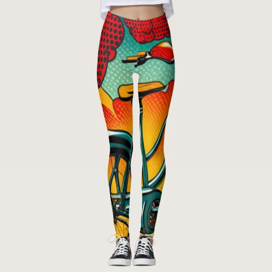 Fahrradbrillianz Leggings (Vorderseite)