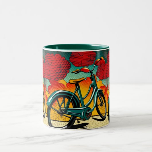 Fahrradbrillianz Zweifarbige Tasse (Mittel)