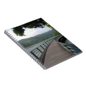 Fahrradbrücke über Wasser Notizblock (Rechte Seite)