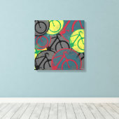 Fahrraddekor Leinwanddruck (Insitu (Holzboden))