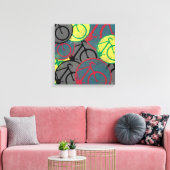 Fahrraddekor Leinwanddruck (Insitu (Wohnzimmer))