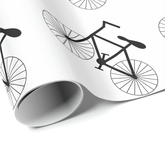 Fahrraddesign Geschenkpapier (Rolleneckpunkt)