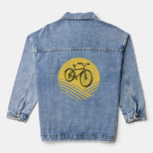 Fahrraddesign Jeansjacke (Rückseite)