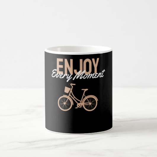 Fahrraddesign - Jeden Augenblick genießen Kaffeetasse (Mittel)