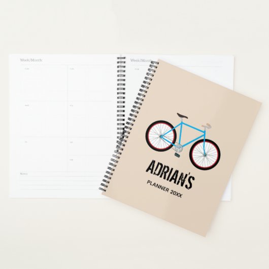 Fahrraddesign Name Planer Terminkalender (Anzeige)