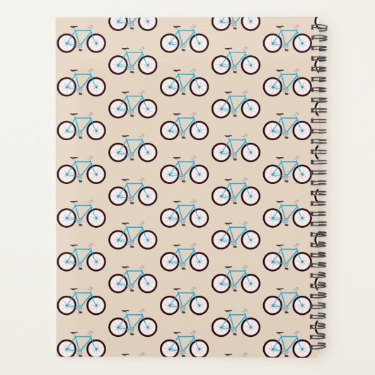 Fahrraddesign Name Planer Terminkalender (Rückseite)