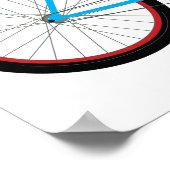 Fahrraddesign Poster (Ecke)