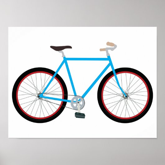 Fahrraddesign Poster (Vorne)