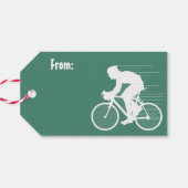 Fahrraddesignmarken für Fahrradfahrer Geschenkanhänger (Rückseite Horizontal)
