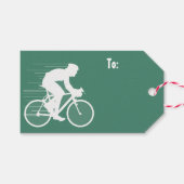 Fahrraddesignmarken für Fahrradfahrer Geschenkanhänger (Vorderseite (Horizontal))