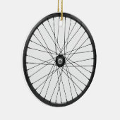 Fahrraddrahtrad Keramikornament (Rechts)