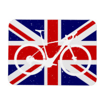 Fahrradenthusiast, Britische Flagge
