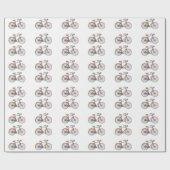 Fahrradentwurfs-Packpapier Geschenkpapier (Flach)