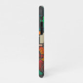 Fahrräder an der Graffiti-Wand iPhone Hülle (Linke Seite)