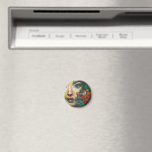 Fahrräder an der Graffiti-Wand Magnet (In Situ (Geschirrspüler))