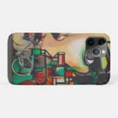 Fahrräder an Graffiti-Wand Case-Mate iPhone Hülle (Rückseite (Horizontal))