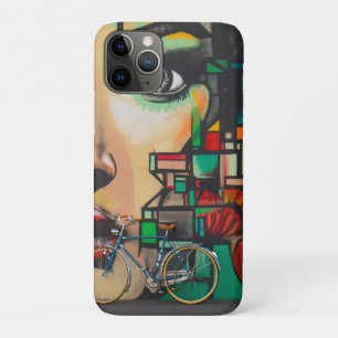 Fahrräder an Graffiti-Wand Case-Mate iPhone Hülle