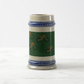 Fahrräder auf grün bierglas (Mittel)