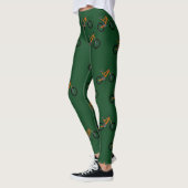 Fahrräder auf Grün Leggings (Links)