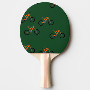 Fahrräder auf Grün Tischtennis Schläger