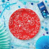 Fahrräder Big and Small Pappteller (Party)