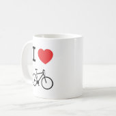 Fahrräder der Liebe I Kaffeetasse (Vorderseite Links)