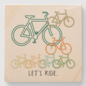 Fahrräder fahren steinuntersetzer (Vorderseite)