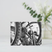 Fahrräder Fahrräder Reifen Gears Ketten Moderner B Postkarte (Stehend Vorderseite)