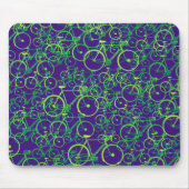 Fahrräder: Fahrradmuster Mousepad (Vorne)