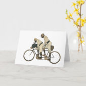 Fahrräder für zwei karte (Gelbe Blume)