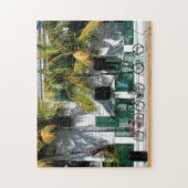 Fahrräder geparkt vor der Wohnung Key West Fl Puzzle (Vertikal)