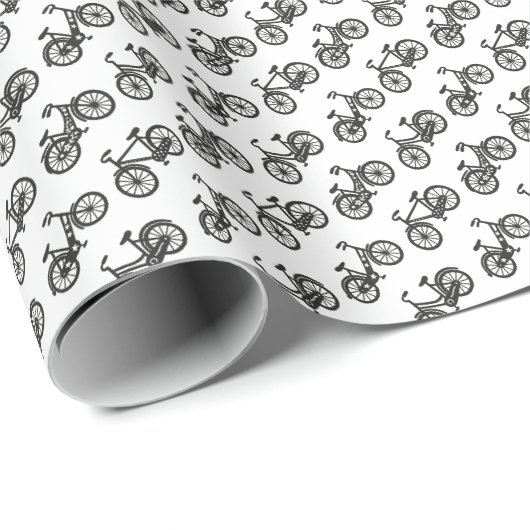Fahrräder Geschenkpapier (Rolleneckpunkt)