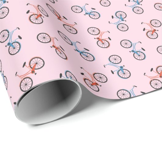 Fahrräder Geschenkpapier (Rolleneckpunkt)