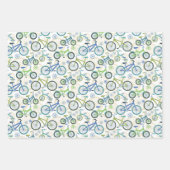 Fahrräder Geschenkpapier Set (Vorderseite 3)