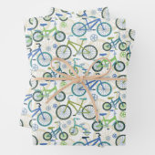 Fahrräder Geschenkpapier Set (Beispiel)