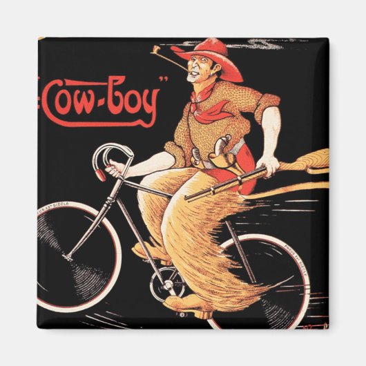 Fahrräder getnomed "The Cowboy" Fahrrad Magnet (Vorne)