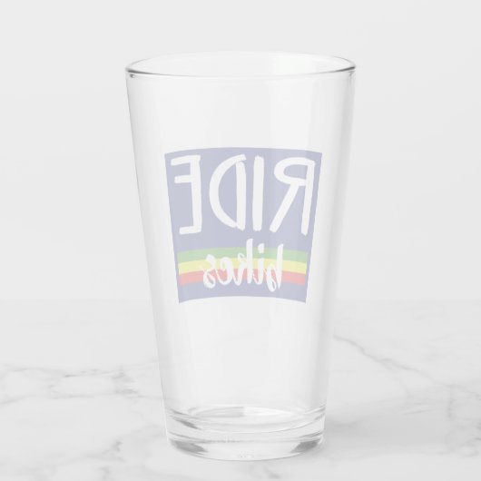 Fahrräder Glas (Rückseite)