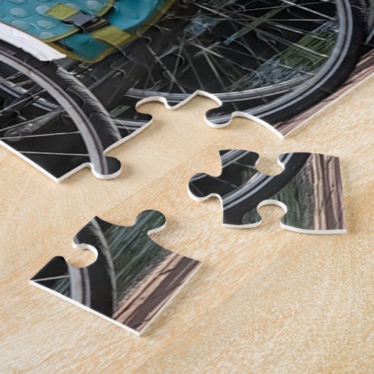 Fahrräder in Amsterdam. Jigsaw Puzzle (Seite)