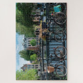 Fahrräder in Amsterdam. Puzzle (Vertikal)