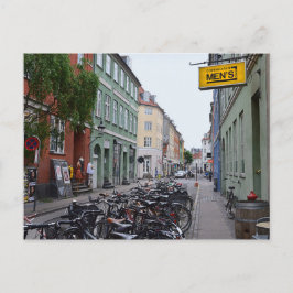 Fahrräder in der Old Copenhagen Street Postkarte